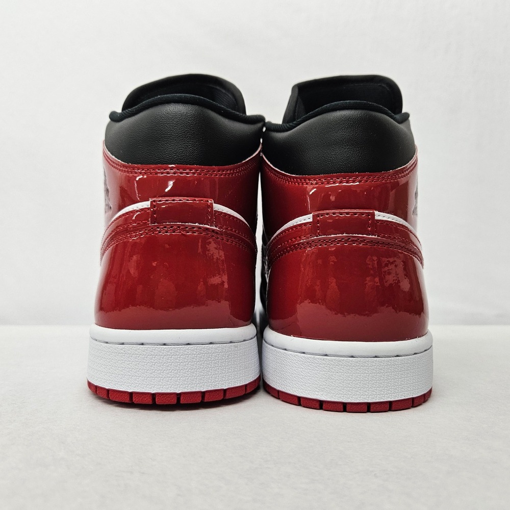 Nike Men's Air Jordan 1 Mid SE Basketball Shoes HV4091-006 Black Red White Sz 11 - Picture 7 of 11